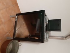 termocamino incas Ungaro a pellet 23kw mai usato come nuovo solo posizionato