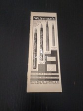 1931 WATERMAN'S PENNA PATRICIAN LADY PATRICIA PORTAMINA VINTAGE EPOCA AD PUB