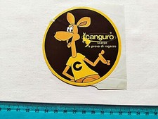 ADESIVO CANGURO SCARPE VINTAGE ANNI 80 OLD STICKER AUTOCOLLANT KLEBER