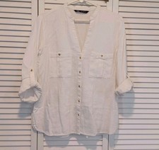 Camicia donna bianca Zara
