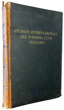 Antico Atlante Internazionale del Touring Club Italiano TCI storico geografico