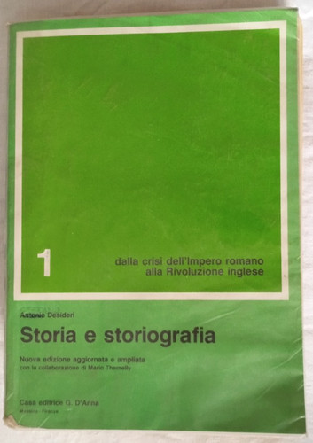 Storia storiografia - storiografia, 1