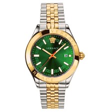 Orologio Versace VEVK00620 Hellenyium Uomo Quadrante Verde Bicolore Quarzo Svizzero