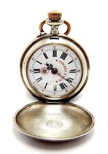 Antica tasca ROSKOPF Wille Freres Hunter 52mm cassa argento circa 1900 funzionante