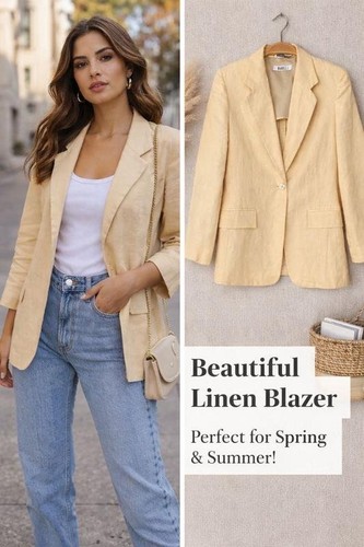Blazer donna marella - blazer, beige