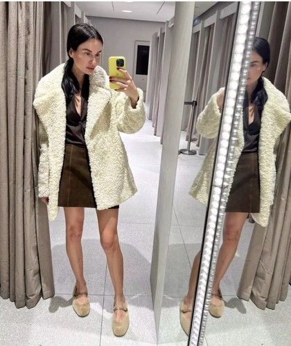 Cappotto pelliccia sintetica - cappotto,