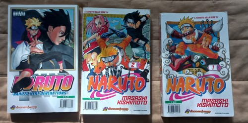 Lotto fumetti naruto - lotto, 3