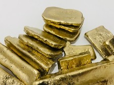 Lingotti d'oro, 220 g, oro riciclato, oro vecchio: chip da CPU, USB, HDMI