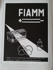 FIAMM MOTO RICAMBI AUTO - ADVERT PUBBLICITA' D'EPOCA ADVERTIS ADV-ML13