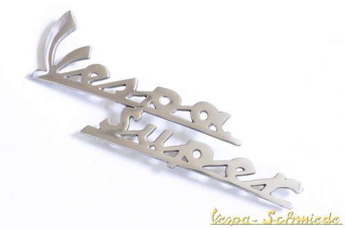 Scritta targa gamba vespa - scritta,
