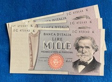 Rep. Ita. Lotto Tre Banconote