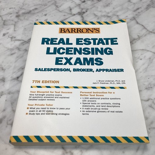 Barron real estate licensing - estate,