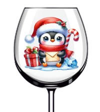 12x Acquerello Natale Pinguino