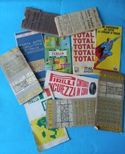 LOTTO DI 11 CARTINE STRADALI D'ITALIA D'EPOCA