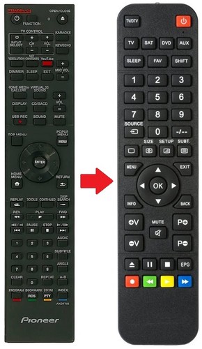 Telecomando ricambio per - ricambio,