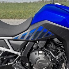 Adesivi 3d Laterali Serbatoio compatibili Suzuki V-Strom 800 SE 2023 2024 Blu
