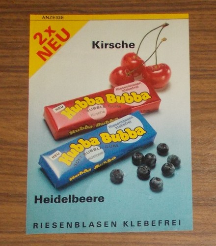 Rara pubblicità hubba bubba - pubblicità,