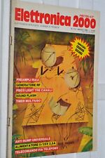 ELETTRONICA 2000-N°115 MAR.89-PSICO LIGHT 3 CH.-ALIMENTATORE 0/25V. 2,5A-TIMER..