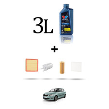 HOFFCAR Kit tagliando 4 FILTRI