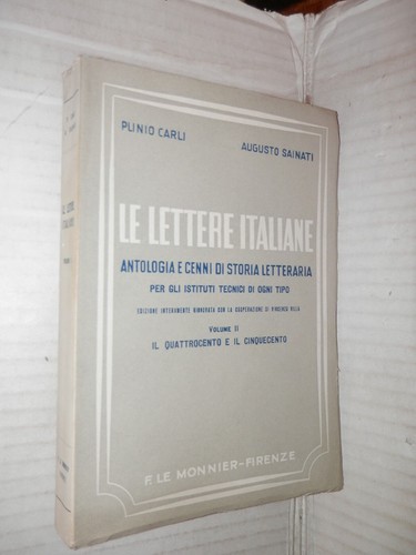 Lettere italiane vol - le, 2