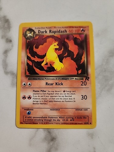 Dark rapidash pokemon - rapidash, team