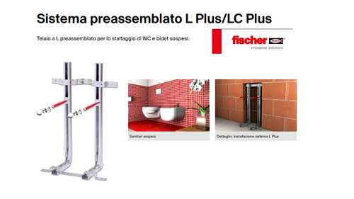 Staffa per sanitari sospesi - staffa,