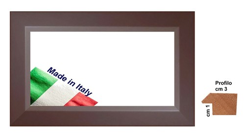 Cornice fango legno - legno, per