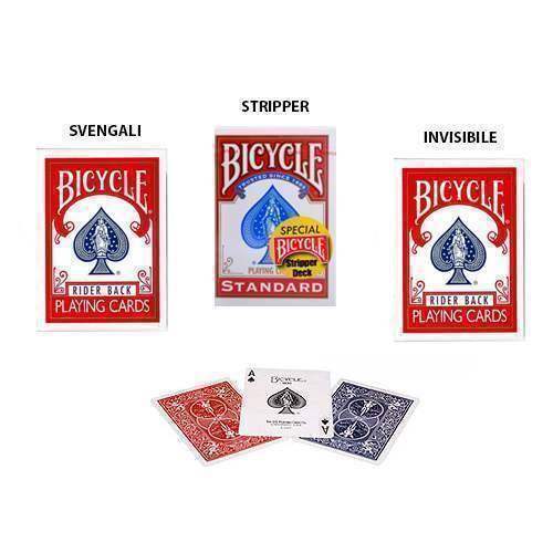 Mazzi carte bicycle trio - bicycle,