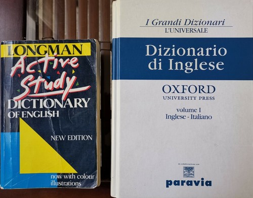 Lotto due dizionari - dizionari, inglese