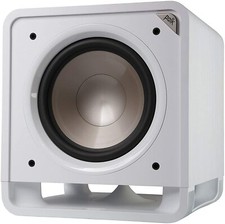 POLK AUDIO HTS 10 SUBWOOFER CON ALTOPARLANTE DA 10" bianco white NUOVO da esposi