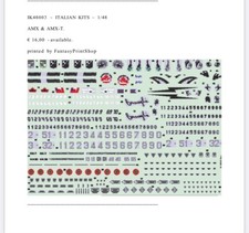 decals 1:48italian AMX