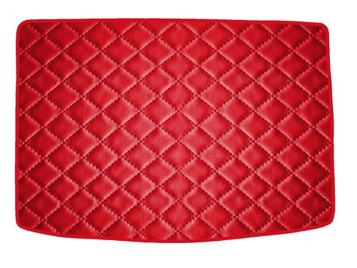Rosso ecopelle trapuntata - rosso,