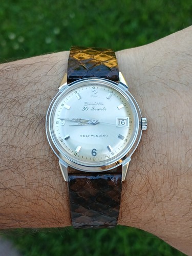 Bulova 30j self winding date - 30j, self-winding