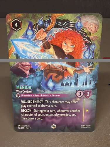 Disney lorcana merida wisp - lorcana,