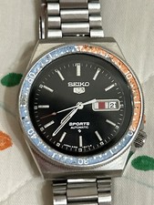 Vintage Seiko 5 Sports Pepsi 6309-836A 