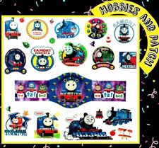 temporary tattoo Thomas Friends tatuaggi temporanei trenino stickers family bag