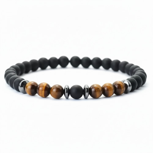 Bracciale pietre dure naturali - bracciale,