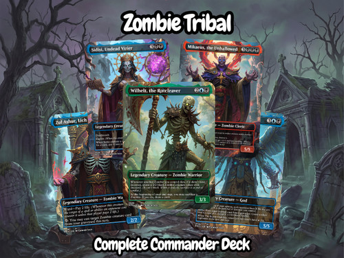 Mazzo zombie tribal commander - mazzo,