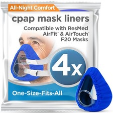 resplabs Fodere Maschera CPAP | Compatibile con AirFit F20 Taglia Unica-Adatto-Tutti 