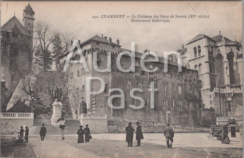 Vintage chambéry postcard - vintage,