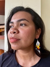 Orecchini etici con perline