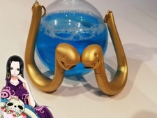 Orecchini Boa Hancock One Piece Fatto e dipinto a mano pendenti anime cosplay 