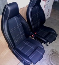 2 SEDILI ANTERIORI IN PELLE E TESSUTO MERCEDES-Class.A/GLA/CLA;USATO OTTIMO. '18