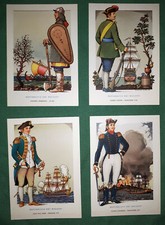  LOTTO 4 CARTOLINE UOMINI DI