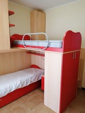 cameretta a ponte 3 letti colombini mod. Golf   ottima per ragazzi e adulti