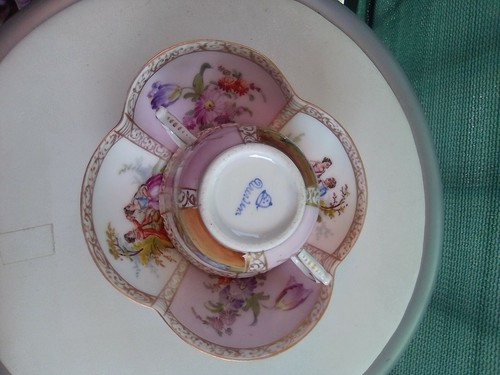 Tazza porcellana rosa con - porcellana,