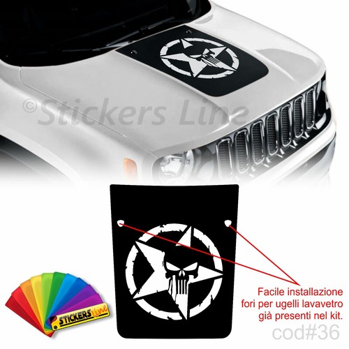 Adesivo cofano jeep - adesivo,