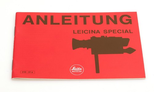 Leica leitz leicina manuale - leica,