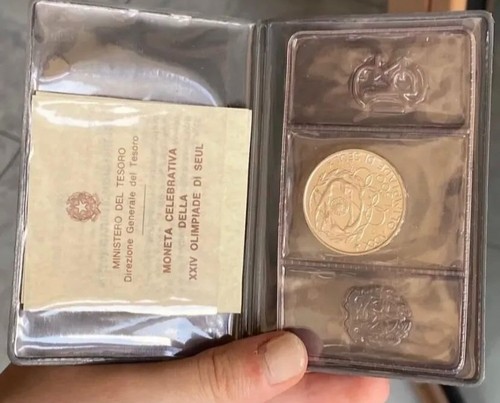 500 lire 1988 xxiv olimpiadi - lire,