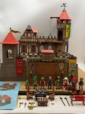 Playmobil Castello 3666 Re Grande Castello 100% Completo di Accessori - Senza Scatola